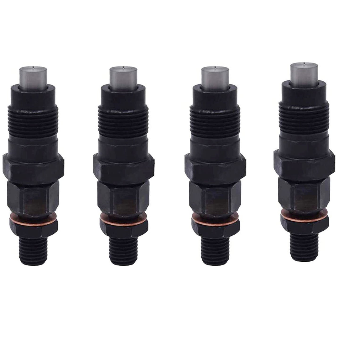 Set of 4 Fuel Injectors for Ford New Holland 1920 1725 1720 1630 L140 L150 L160 L170