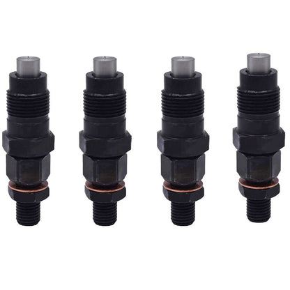 Set of 4 Fuel Injectors for Ford New Holland 1920 1725 1720 1630 L140 L150 L160 L170