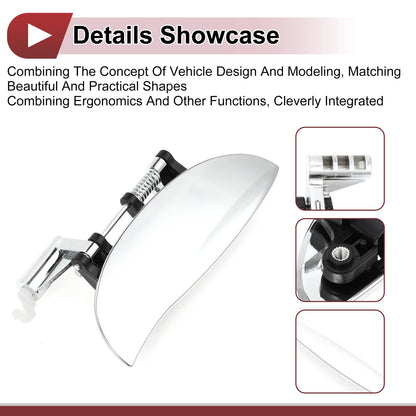 Exterior Door Handle for Hyundai Atos (1997–2002) No. 8265002000 Silver Tone