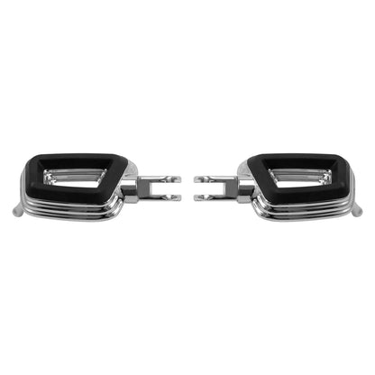 Chrome Driver Footpegs for Harley Softail Low Rider S (2018-2025)