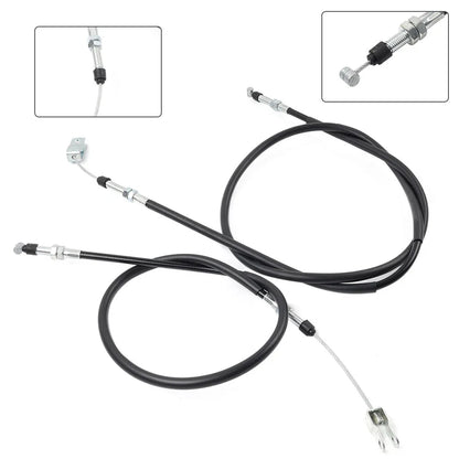 Left Right Rear Brake Cables for Kawasaki Mule 2500 2510 2520 (2005-2018)