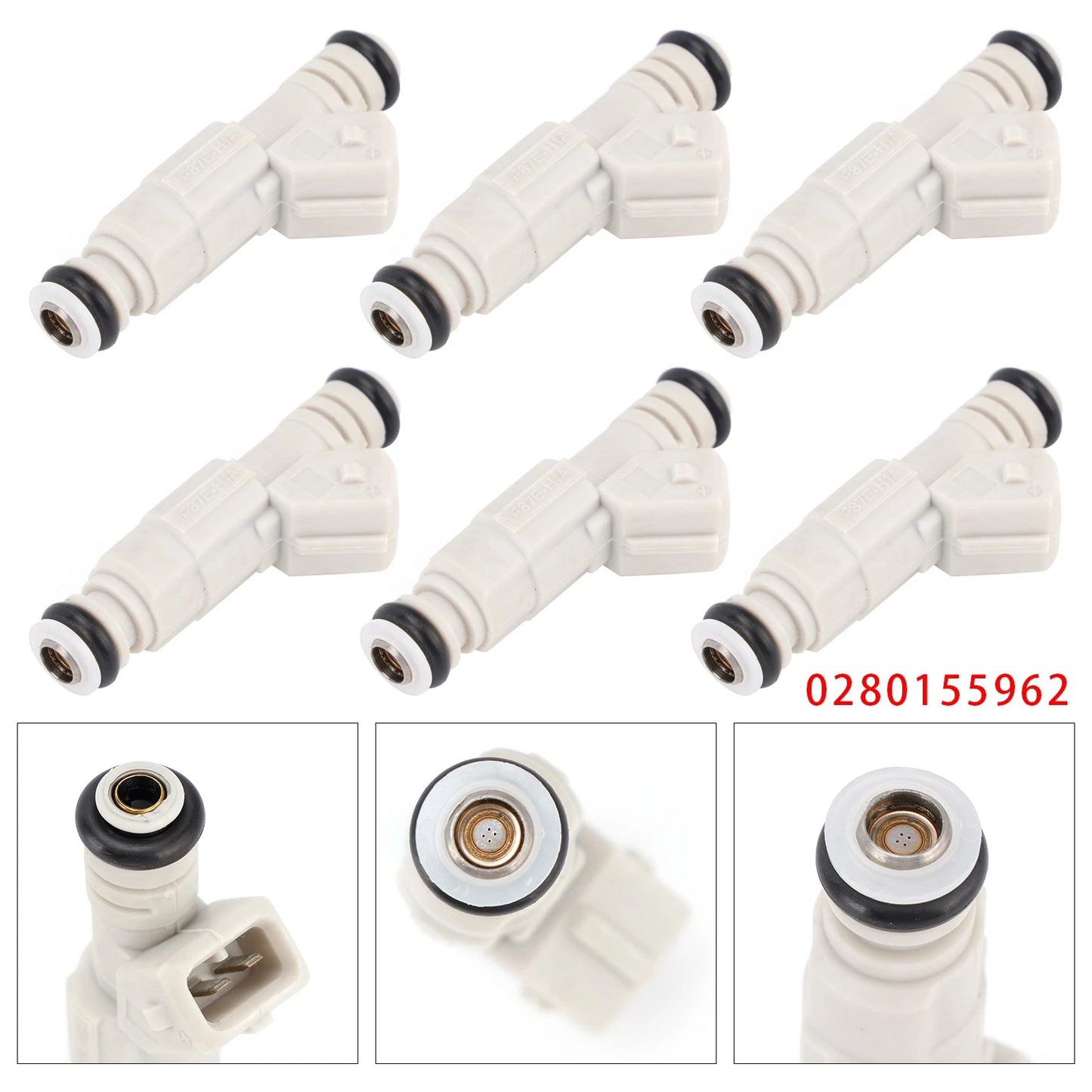 6X Fuel Injector for Mazda B4000, Ford Ranger, Explorer 4.0L (1998–2000) 0280155962