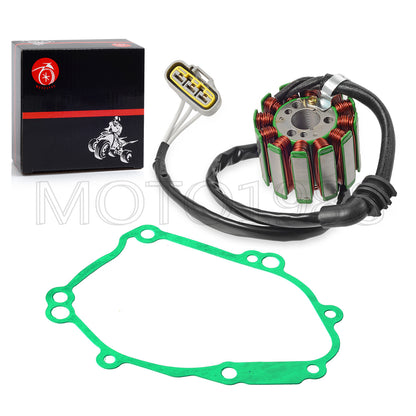 Magneto Stator & Gasket for Yamaha YZF-R1 FZ1 FZ8 FZS1 (2004–2016)