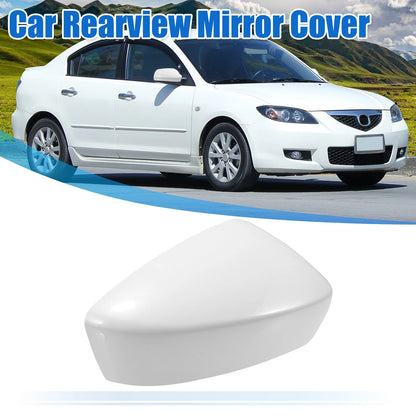 Front Right View Mirror Cover Trim for Mazda 3 Axela M3 (2017–2019) White