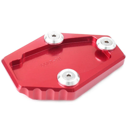Red Kickstand Side Stand Extension Plate for Ducati Monster (2012-2020)