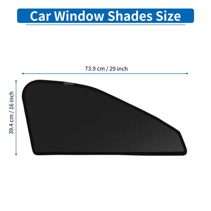 Car Window Cover for Mazda CX-5 (2017–2023) KFEP/KF5P/KF2P Net Black