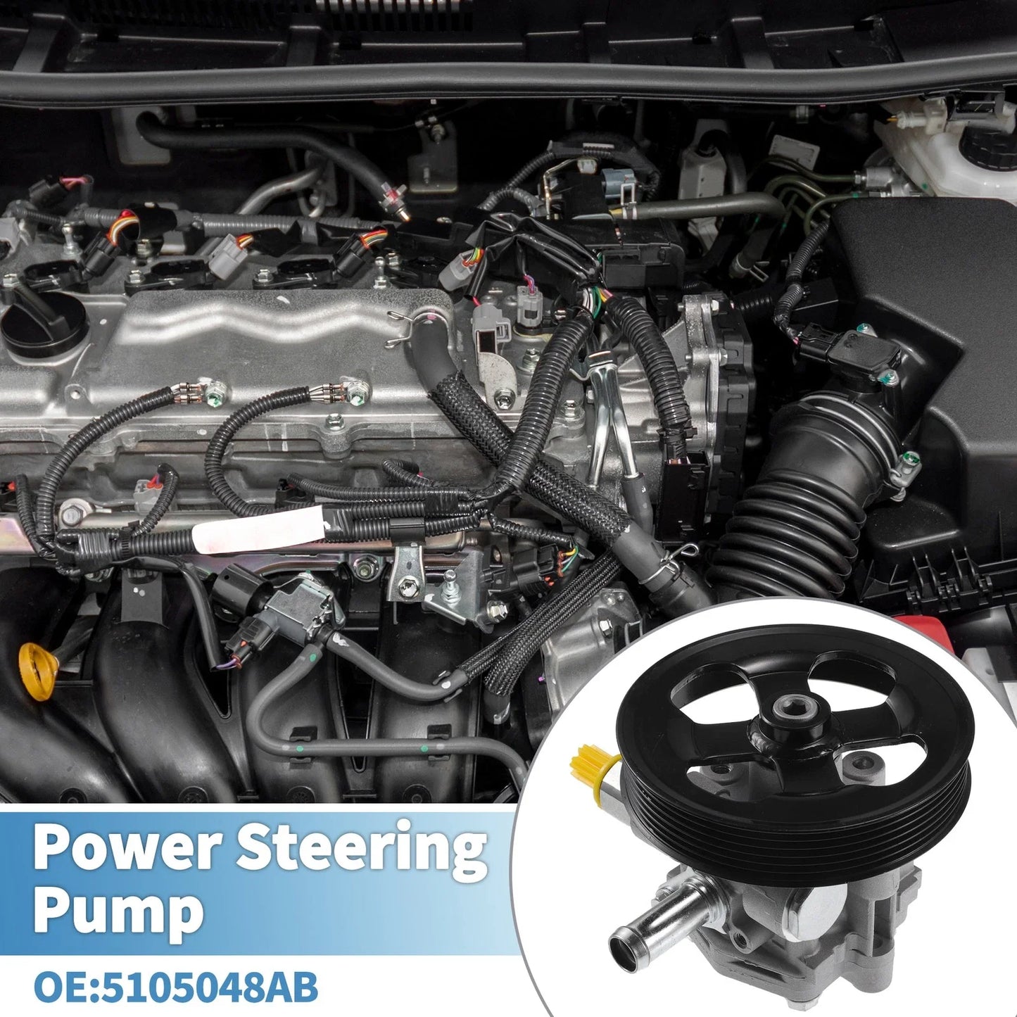 Power Steering Pump for Dodge Caliber (2007-2012)