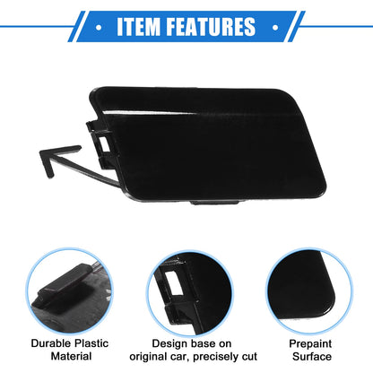 Front Right Bumper Tow Hook Cover for Subaru Forester (2009–2013) Black