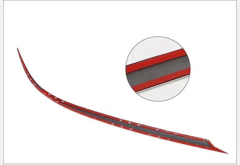 4X Chrome Headlight Eyebrow Trim Strips for Lexus ES350 300h (2019–2022)