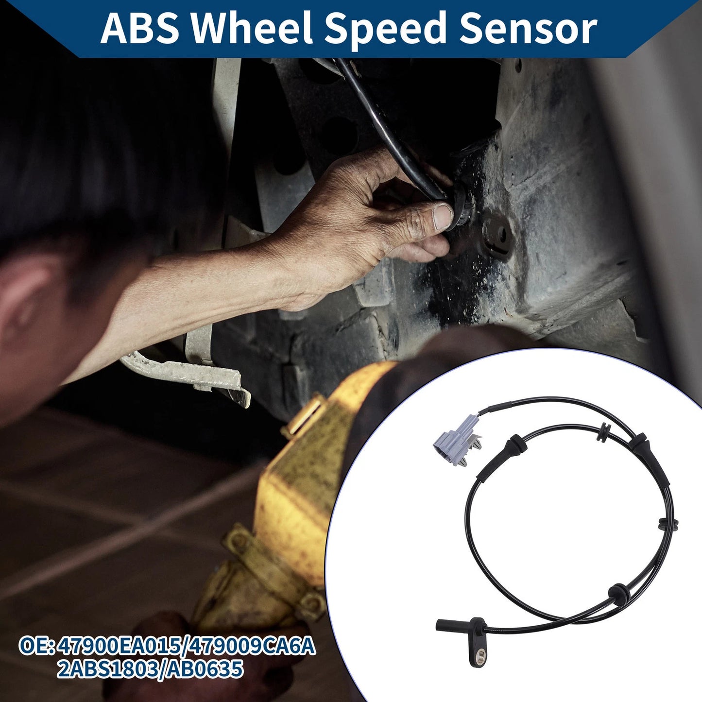 ABS Wheel Speed Sensor for Nissan Frontier (2005–2021) No. 47900EA015/479009CA6A