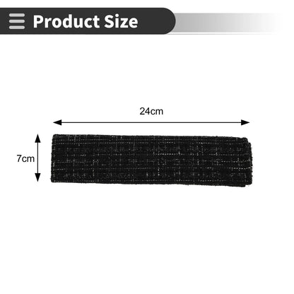 Set of 2 Gray Seat Belt Cover Pads for Universal Fit (24cm)