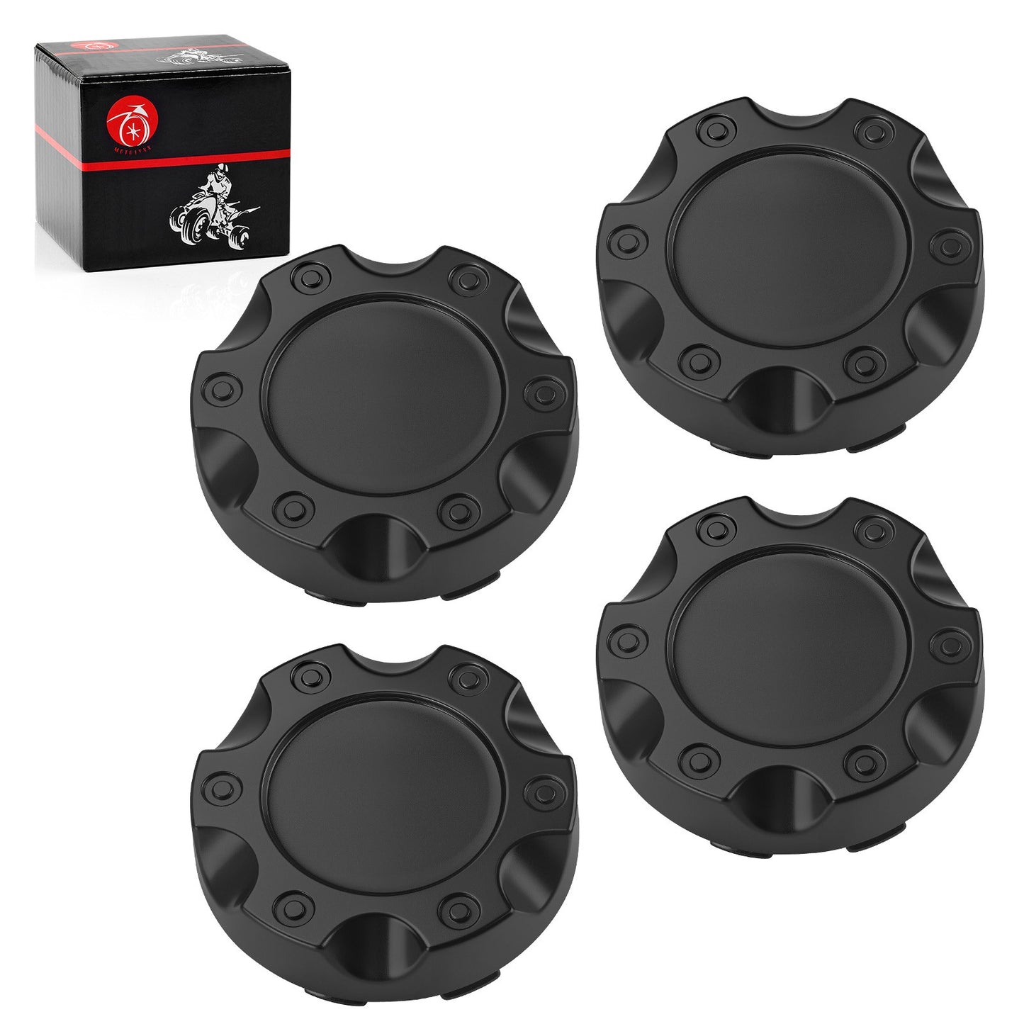 Set of 4 Wheel Center Caps for Polaris RZR XP 1000 (2017–2022)