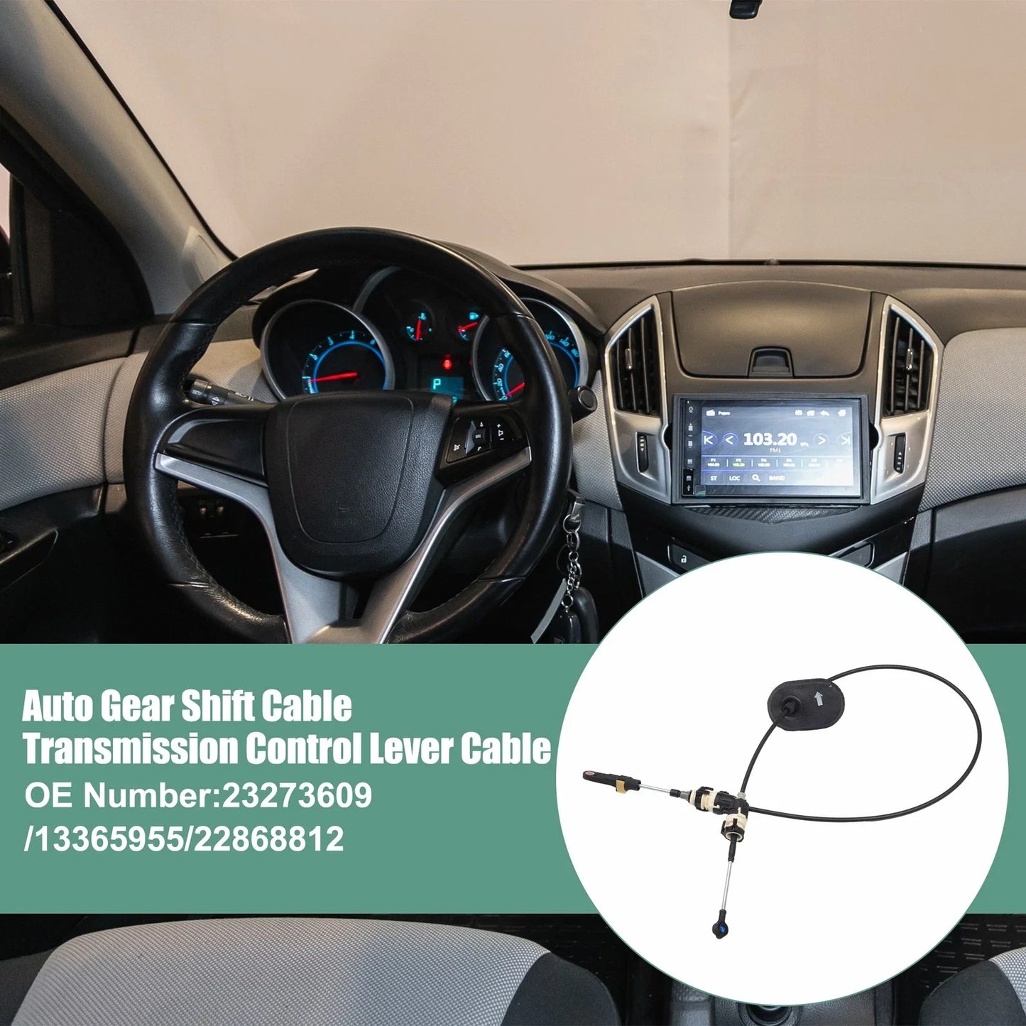 Auto Transmission Control Lever Cable for Chevrolet Cruze, Buick (2011-2016)