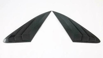2x Carbon Fiber Side Vent Scoop Louver Trim for KIA K5 Optima (2021–2022)