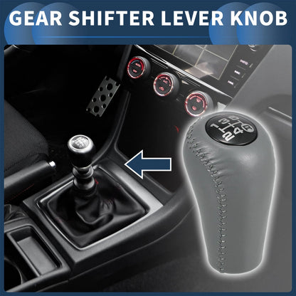 5 Speed Manual Gear Shifter Knob for Toyota 4Runner (1993–2001) Faux Leather Gray