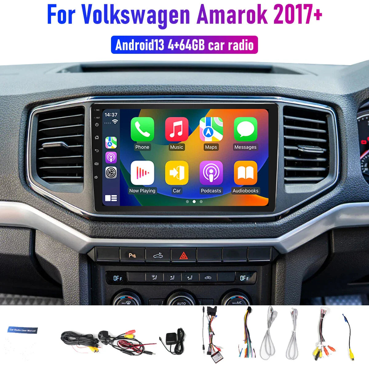 64GB Head Unit Radio for Volkswagen Amarok (2017 - Present)