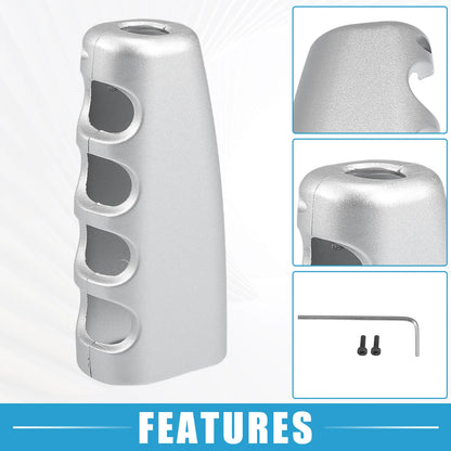 Handbrake Cover Grips for Ford Mustang (2015–2021) Silver Tone