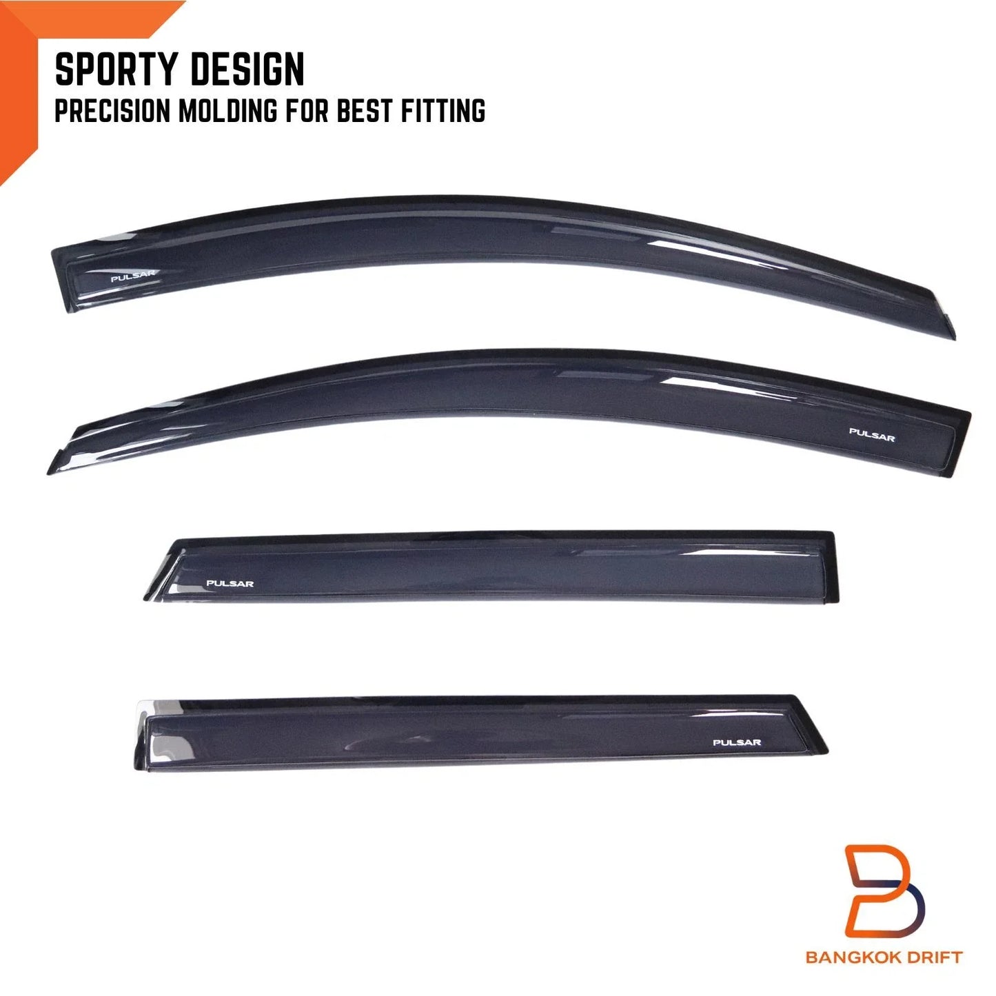 Weather Shield Window Visor Rain Guard for Nissan Pulsar C12 (2013-2022)