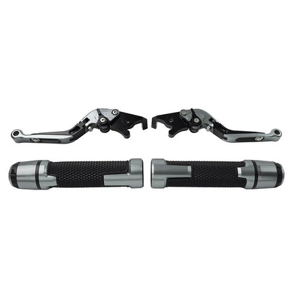 Titan Extendable Brake Clutch Levers Grip Set for Ducati Monster (2008-2015)