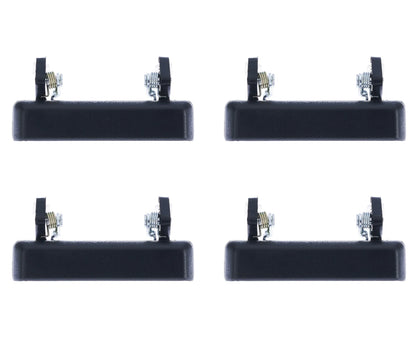 Set of 4 Black Outer Door Handles for Suzuki Sierra (1981–1998)