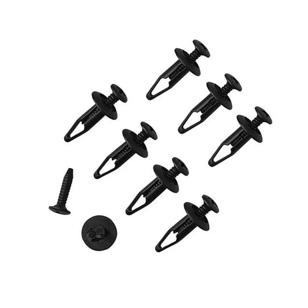 10 x Car Door Trim Panel Clips Screws for 2000-Up Ford Focus