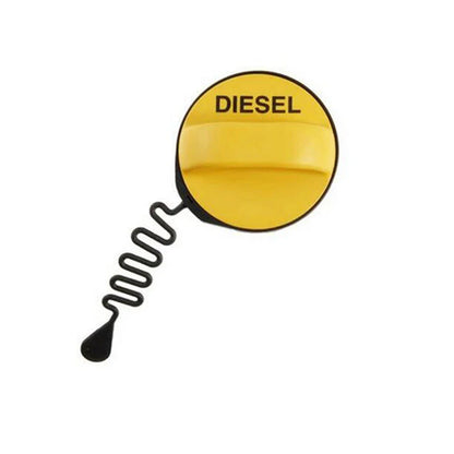 Fuel Filler Cap Cover for 2006-2014 Land Rover Freelander 2 Yellow ABS