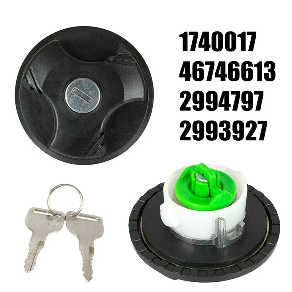 Locking Fuel Tank Cap & Keys for Fiat (2007-2016)