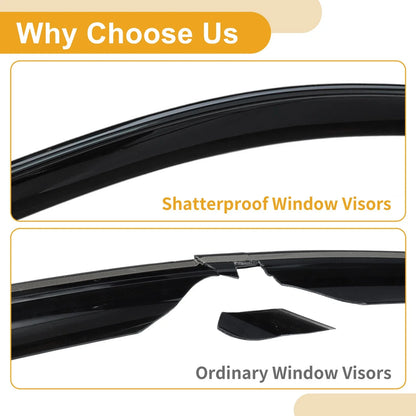 Window Deflectors for Chevrolet Aveo Hatchback 2007-2011 Side Vent Visors