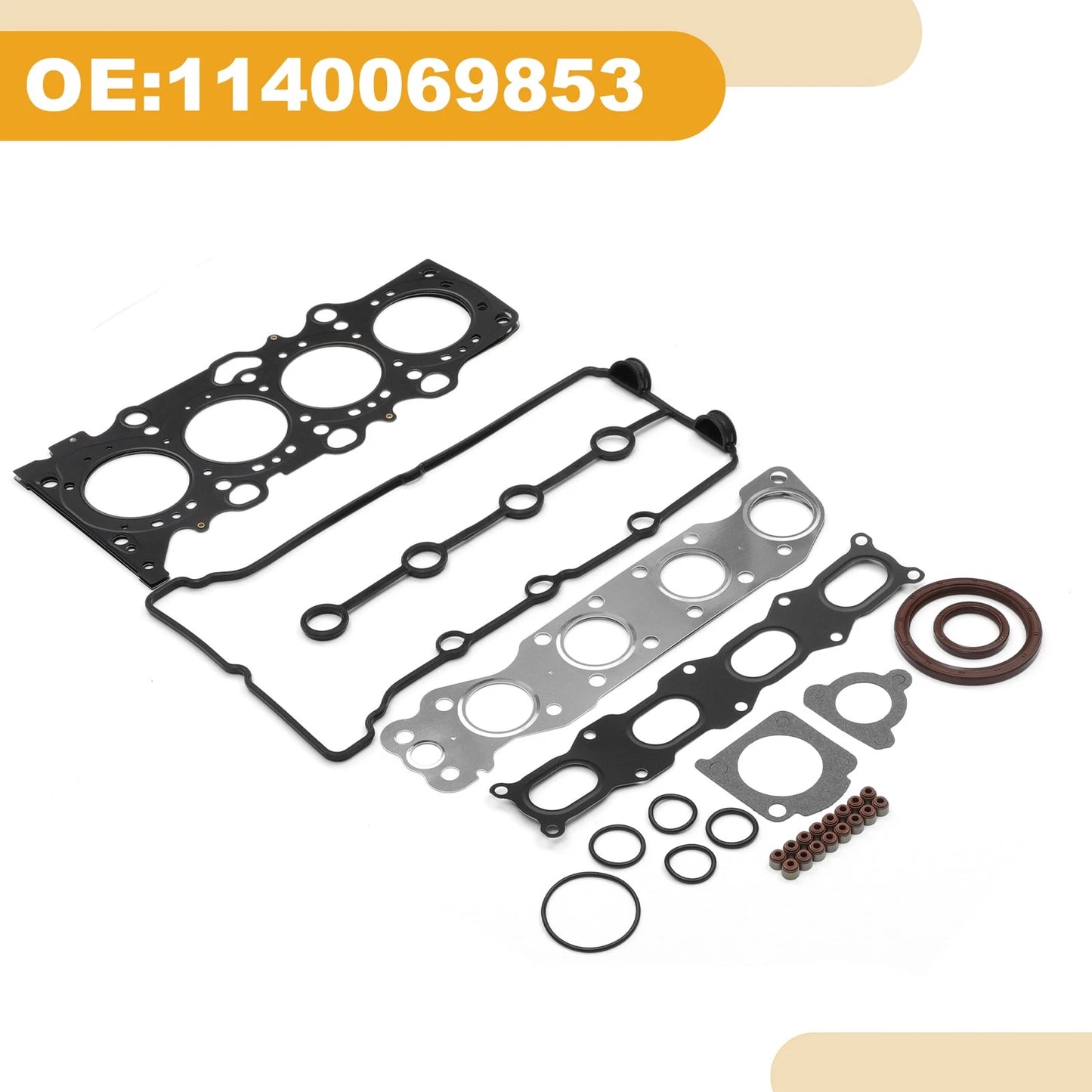 Set of 1 Cylinder Head Gasket Kit No.1140069853 for Suzuki Engine