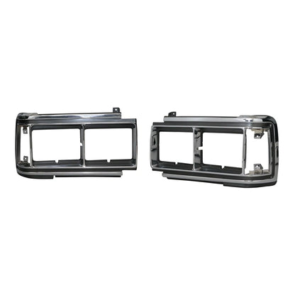 Set of 2 Headlight Door Bezels for Toyota Land Cruiser BJ60 FJ62 HJ60 (1980–1990)