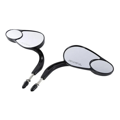 Rearview Mirrors Black for Harley Electra Road Glide Heritage Softail Fatboy