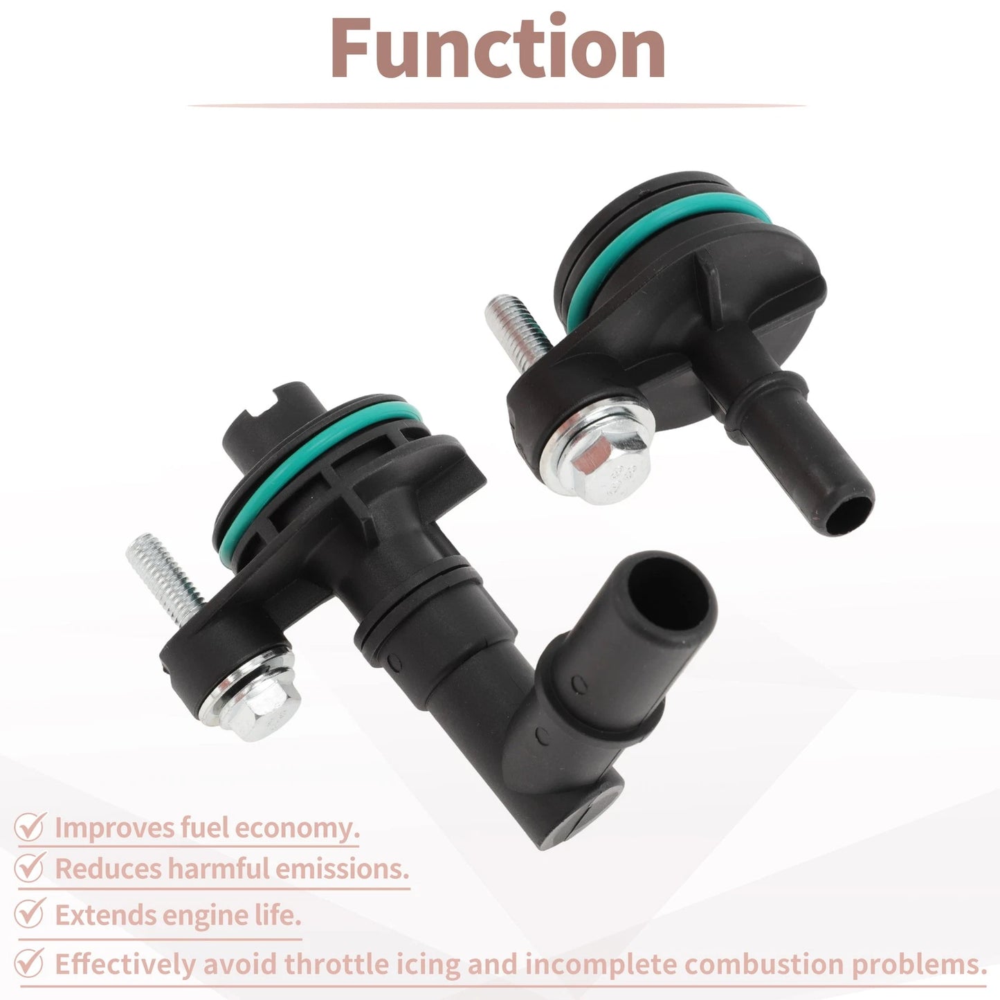 Set of 1 PCV Valve for Buick Encore (2016–2022) 12685407/12665645