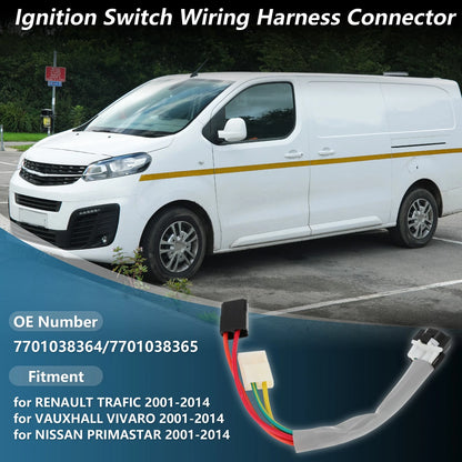 Ignition Switch Wire Replacement for Renault Trafic (2001–2014) No.7701038365