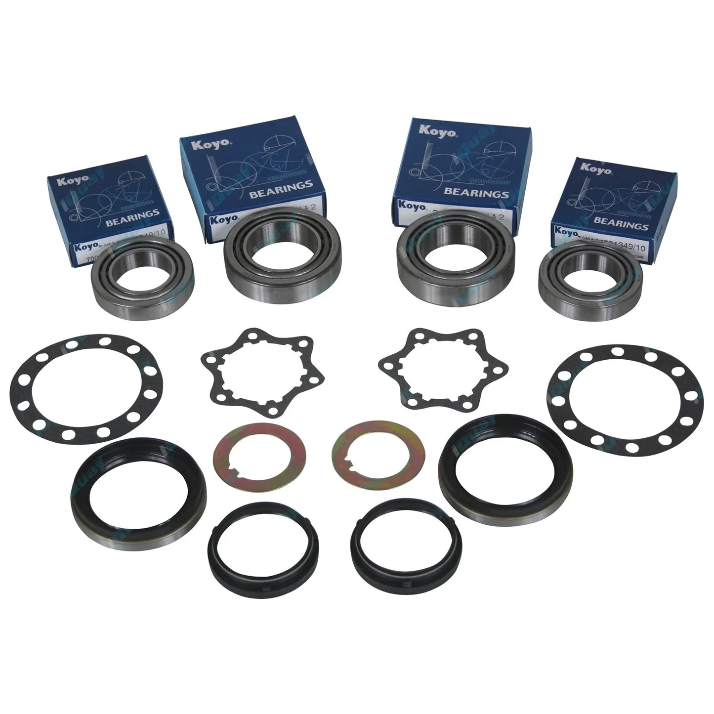 L+R Japanese Front Wheel Bearing Seal Kits for Patrol GQ GR GU Y60 Y61 Safari