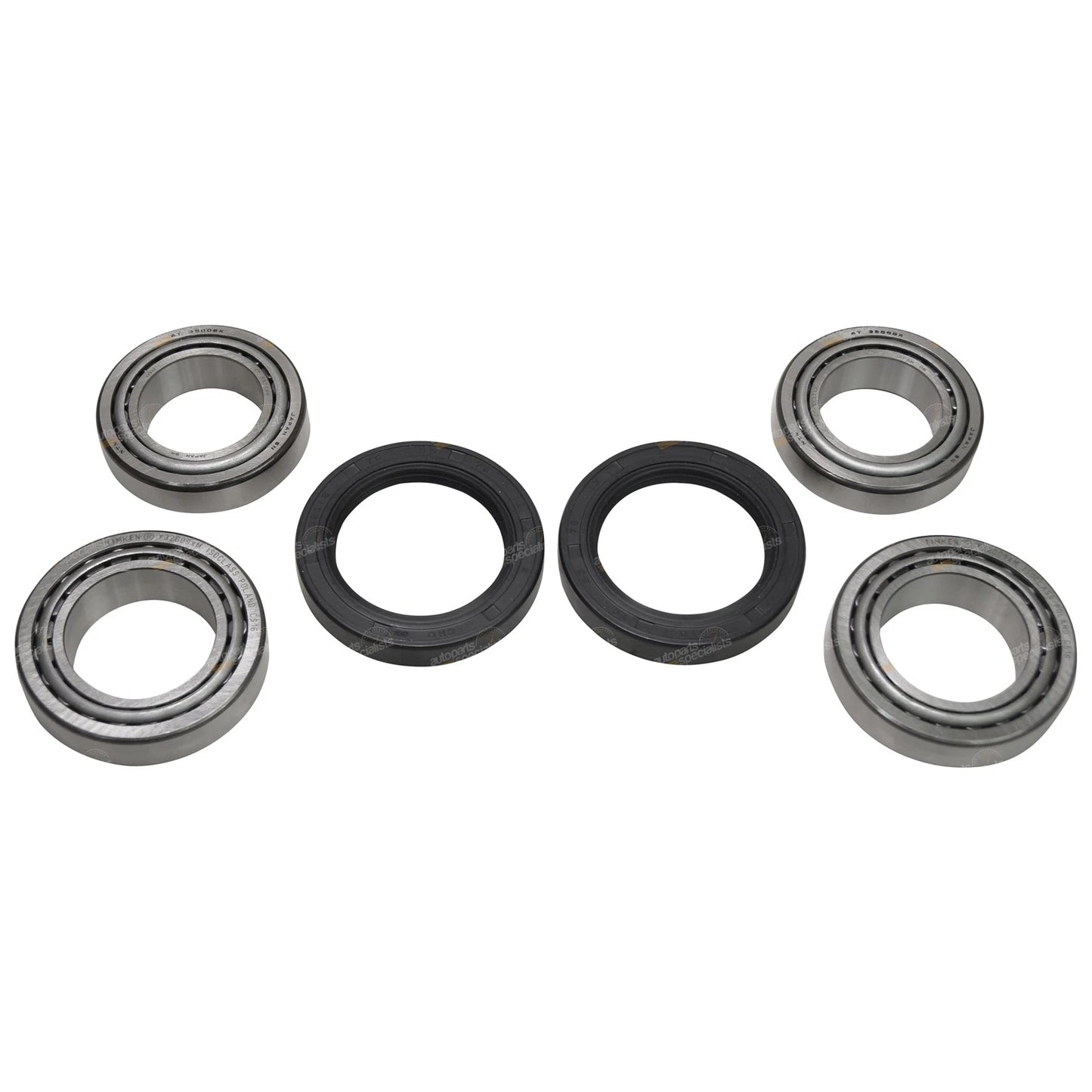 Set of 2 Front Wheel Bearing Kits for Daihatsu Scat (1982–1984)