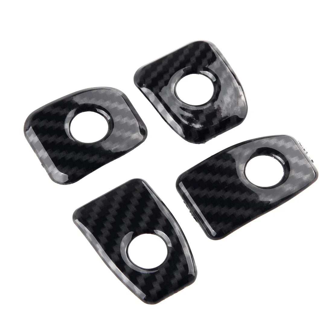4pcs Carbon Fiber Door Lock Knob Covers for BMW X5 F15 (2014-2017)