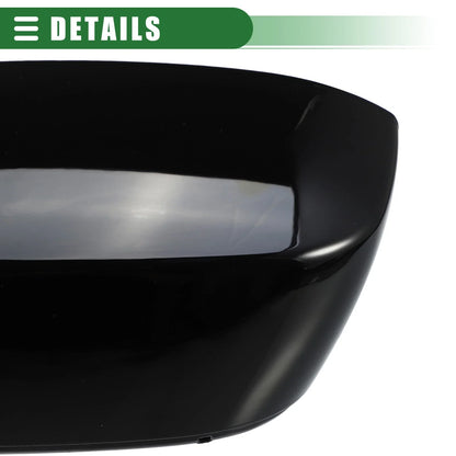 Left Rearview Mirror Cap for Chevrolet Silverado 1500 (2014-2023) Gloss Black