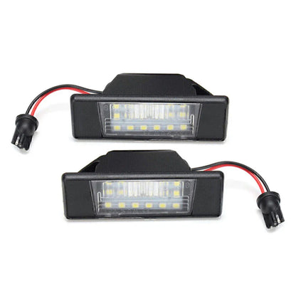 ABS LED License Plate Lights for Nissan Juke, Versa, X-Trail (2011-2023)