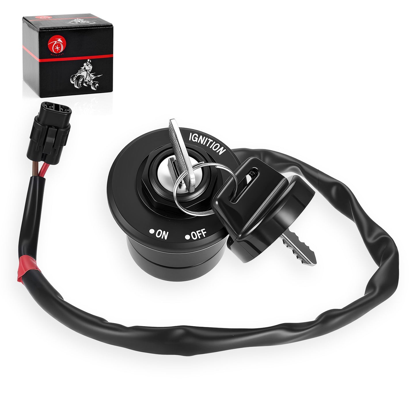 Ignition Switch Assembly with 2 Keys for Yamaha TTR50E (2006–2024)