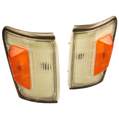 2X Grey Trim Corner Indicator Park Lights for Toyota Hilux 1988–1991