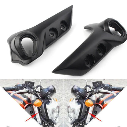 Headlight Upper Side Aluminium Black for YAMAHA FZ6N (2004-2010)