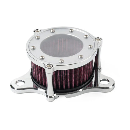 Red Air Cleaner Intake Filter Kit for Harley Sportster 1200 XL883 48 (1991-2021)