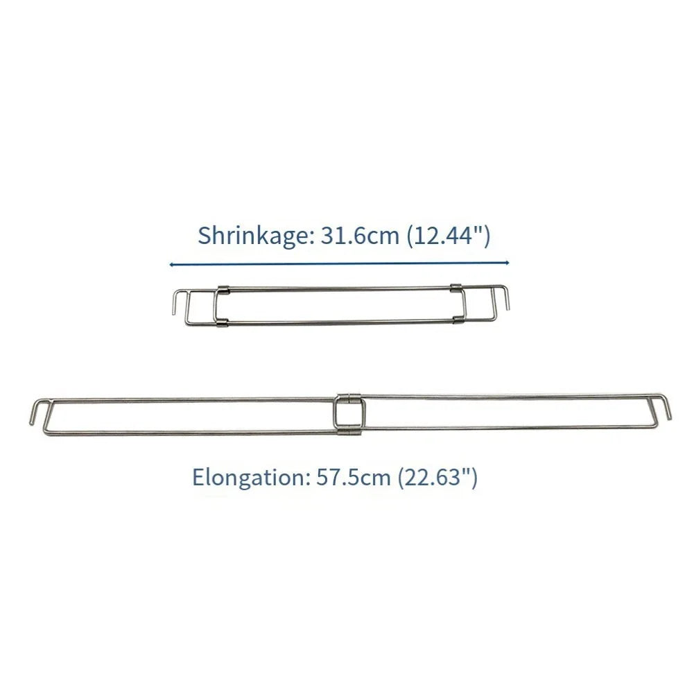 4 x Fridge Organization Bar Set for RV