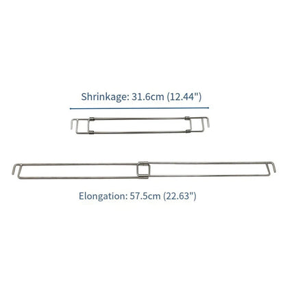 4 x Fridge Organization Bar Set for RV