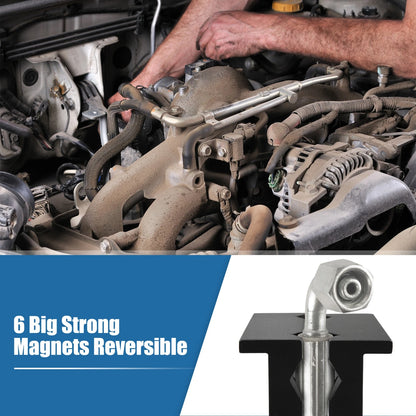 2X Aluminum Vise Jaws Pads for Car (Magnetic Reversible)