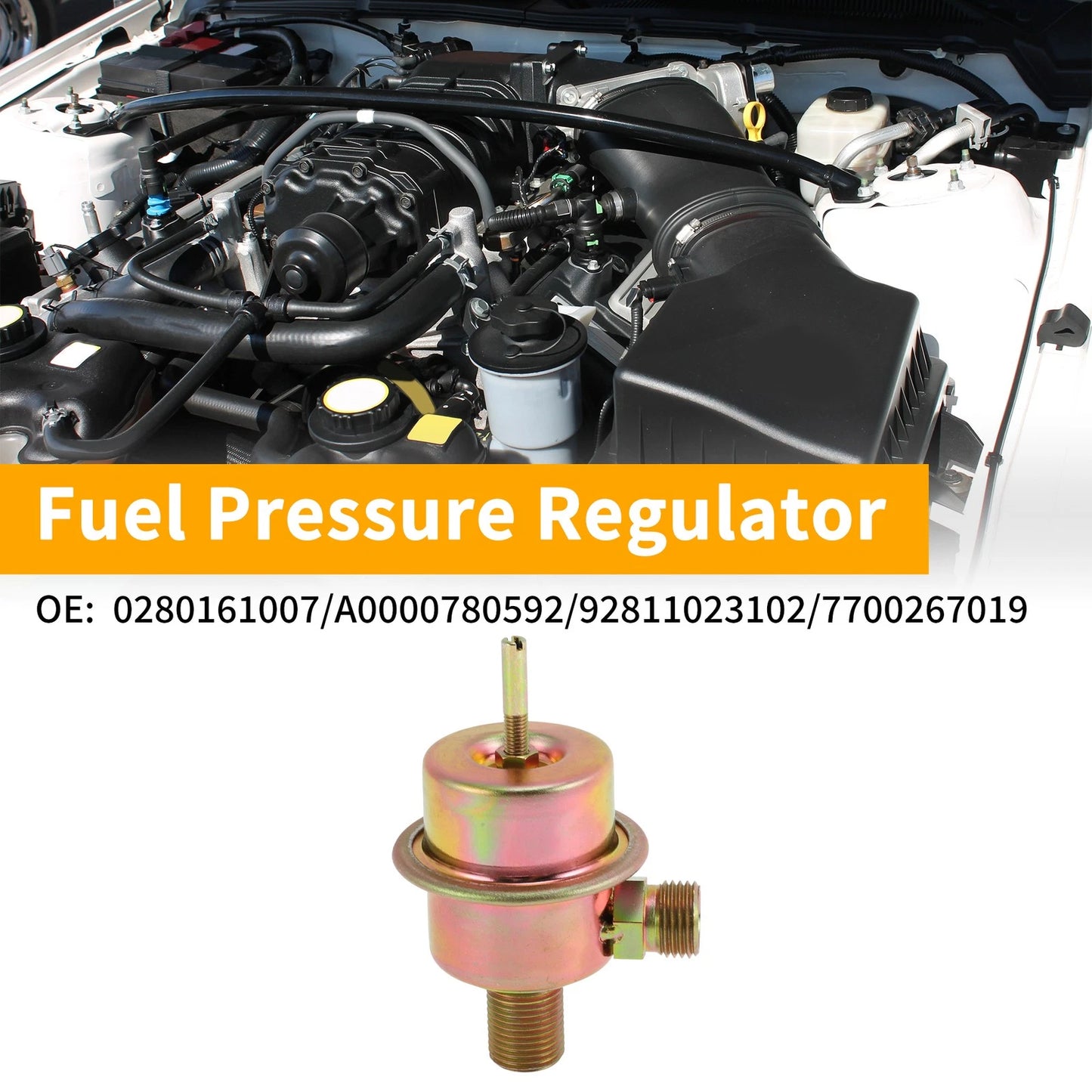 Fuel Pressure Regulator for Mercedes-Benz 450SE (1976) No. 0280161007
