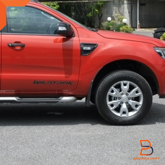 Wildtrak Side Body Decal Kit Black & Silver for Ford Ranger Ute (2012-2014)