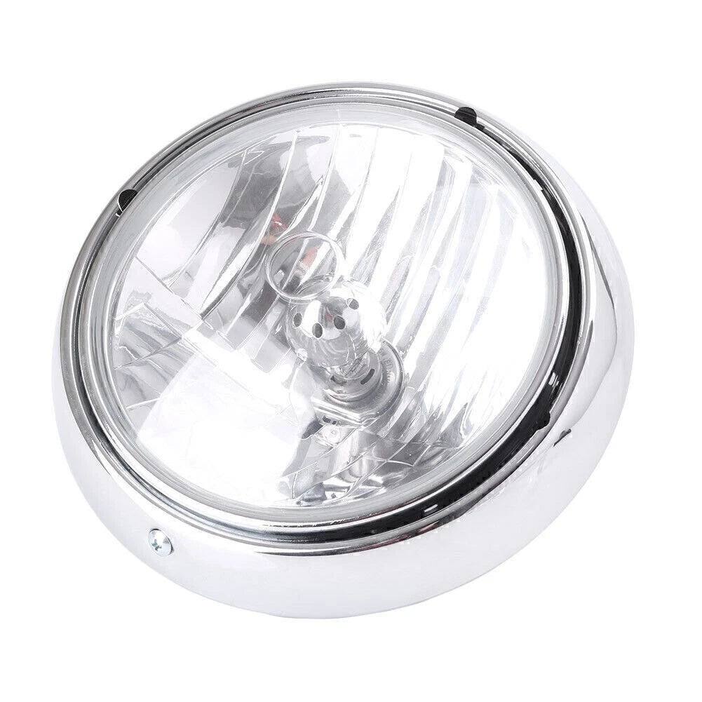 Chrome Front Headlamp Amber Light for Harley Electra Glide (2014–2023)