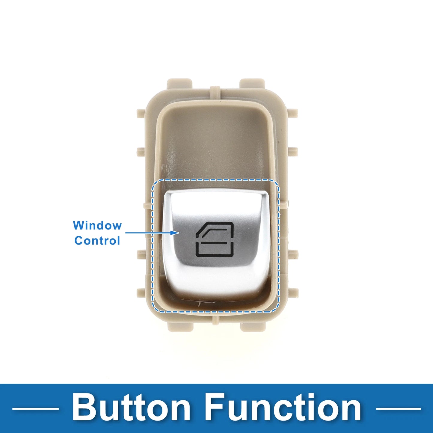 Power Window Switch for Mercedes-Benz E300 S400 S500 S600 (No. 2229051904) Beige