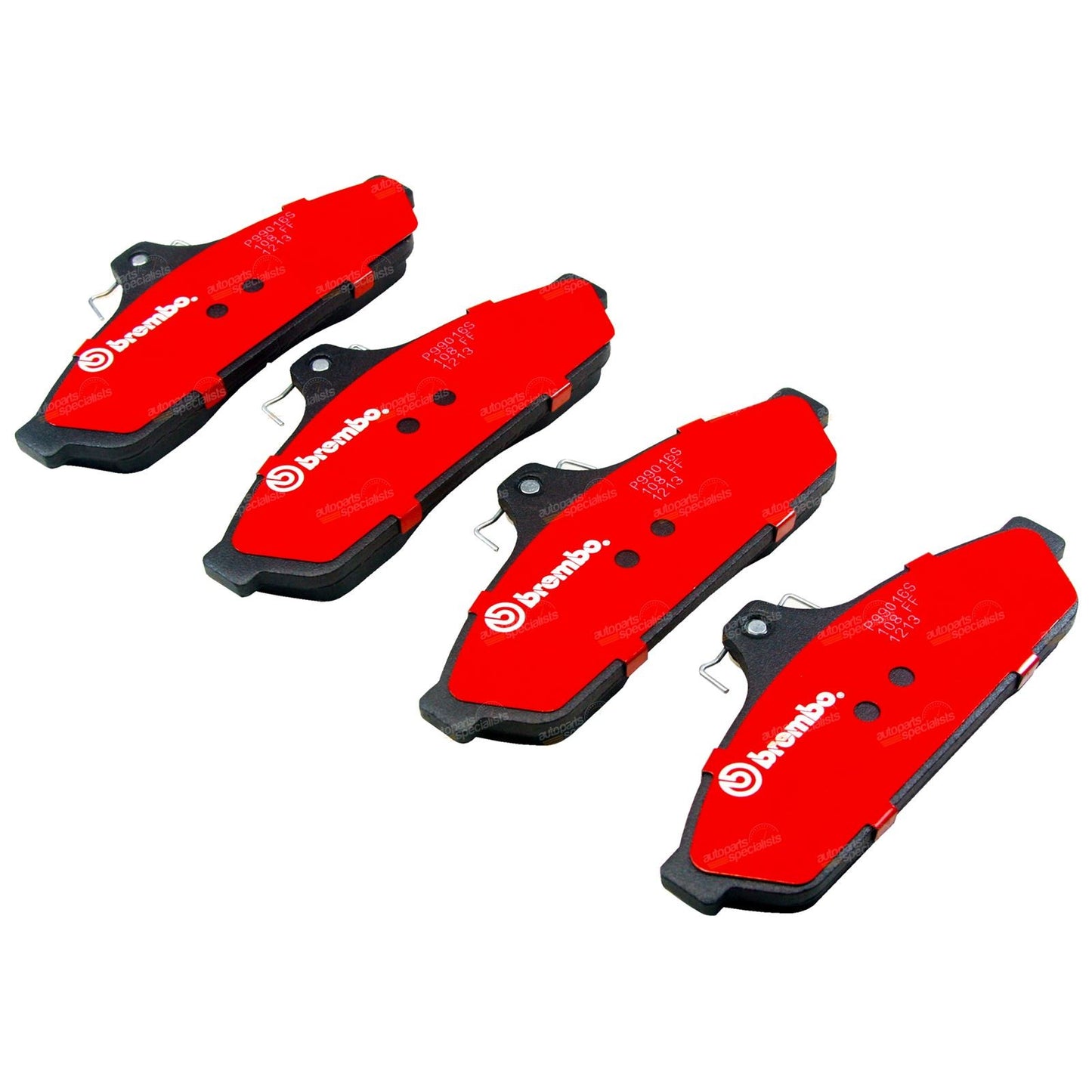 Set of 4 Brembo Front Disc Brake Pads for Toyota Lexcen (1990–1995)